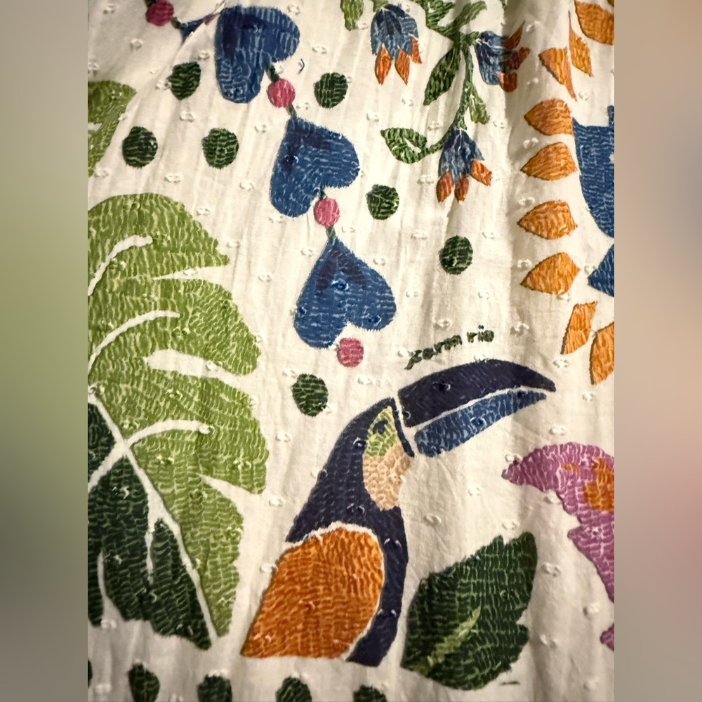 Farm Rio Summer Garden Dress XL - Picture 2 of 15